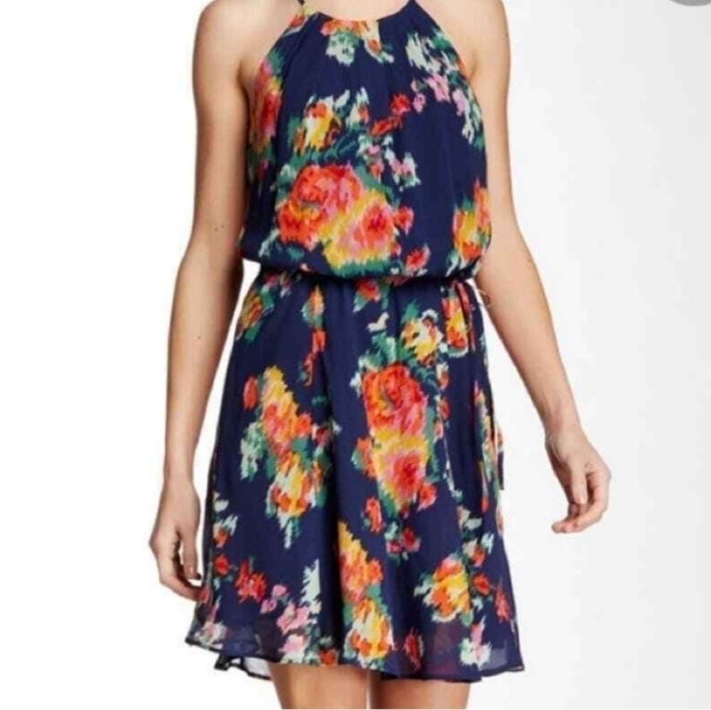 Joie Floral Mini Halter Sundress - Medium